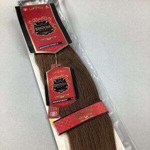 18” #4 Dark Ash Brown Brazilian Silky Straight 100% Human Hair Extensions